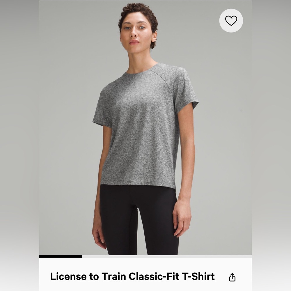 Lululemon license to train shirt